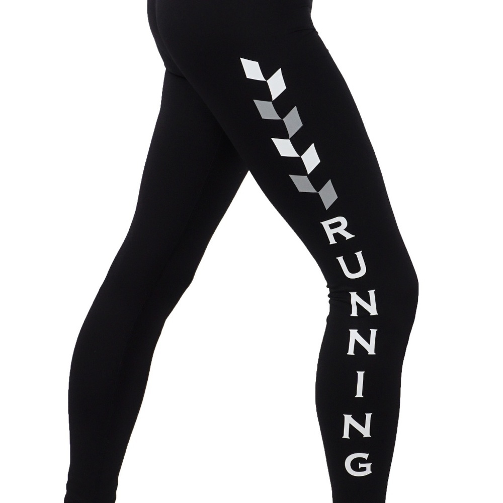 Yoga Power Flex Dry-Fit Side Word leggings